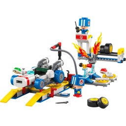 Jucarie LEGO SUPER MARIO, Mario Kart™ – Garajul lui Toad