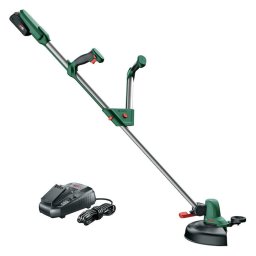 Trimmer de tuns gazon/iarba pe acumulator Bosch UniversalGrassCut 18, 18 V, diametru taiere 26 cm, maner telescopic 120 - 140 cm