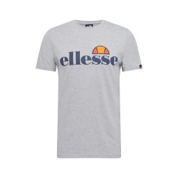 ELLESSE Tricou 'Prado' bleumarin / gri amestecat / portocaliu / roșu deschis