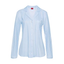 s.Oliver Bluză albastru deschis / alb