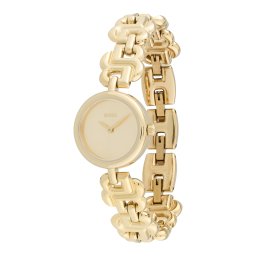BOSS Ceas analogic 'DOUBLE B DRESSY' auriu / argintiu