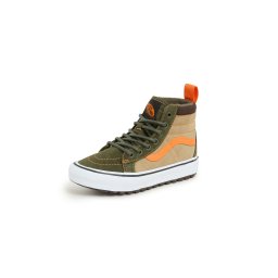 VANS Sneaker 'Mte Sk8' verde / kaki / portocaliu