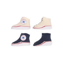 CONVERSE Șosete 'Chuck Taylor' crem / albastru / bleumarin / alb