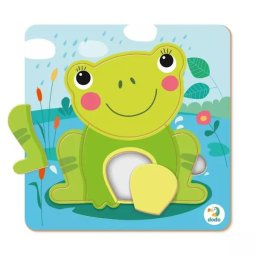 Dodo: Puzzle cu broască - 5 piese