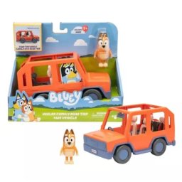 Bluey: Excursia familiei Heeler - Vehicul 4 x 4, cu figurina