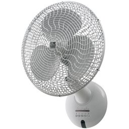 Ventilator de perete (Ø) 30 cm, 3 trepte de viteză, 3 palete, culoare palete/carcasă: gri deschis/gri deschis, Vortice Gordon W 30 LG
