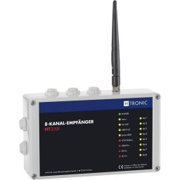 Receptor wireless 8 canale, 3 frecvenţe reglabile, 200 m, H-Tronic HT200E