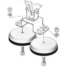 Suport magnetic pentru proiectoare de lucru, Hella 8HG 004 806-001