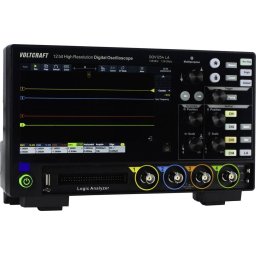 Osciloscop digital 125 MHz 4 canale 1.25 GSa/s 100 Mpts 12 biți Voltcraft DOV1254 LA