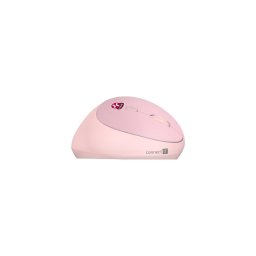 CONNECT IT CMO-2600-PK - mouse ergonomic fără fir, 800/1200/1600 DPI, alimentare 1xAA, roz