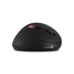 CONNECT IT CMO-2600-BK - Mouse ergonomic fără fir, 800/1200/1600 DPI, 1x AA, negru