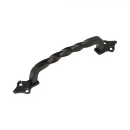 Maner fier plin pentru aplicatii exterioare, model Erla, finisaj negru (Lungime: 180 mm)