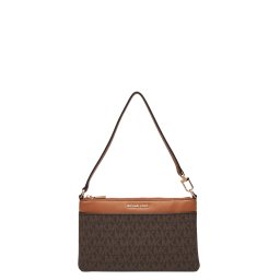 MICHAEL KORS Geantă mică Jet Set Md Tz Conv Wristlet 32F5GJ6F6B 252 brn/acorn