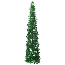 Brad de Craciun artificial tip pop-up, verde, 180 cm, PET GartenMobel Dekor