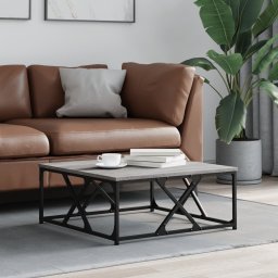 Masa de cafea, gri sonoma, 70x70x30 cm, lemn compozit GartenMobel Dekor