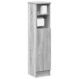 Dulap de baie cu suport role, sonoma gri, 20,5x22x90 cm GartenMobel Dekor