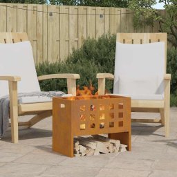 Cuptor de foc Maro 50 x 30 x 40 cm Otel rezistent la intemperii GartenMobel Dekor