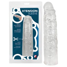You2Toys - mânecă pentru penis extensibilă - transparent
