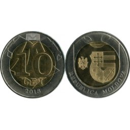 Moldova 2018 - 10 lei, circulata