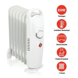 ALPINA 17399 radiator de ulei 7 membru Alb