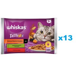 Plicuri WHISKAS pentru pisici Adult 52x85g Rural Flavours miel, pui si morcovi, carne de vita si pasare