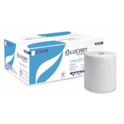 Prosoape de maini hartie Lucart, Strong 250 ID, cardbord core, 6 buc/bax