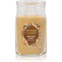 Yankee Candle Glistening Leaves lumânare parfumată Signature 567 g
