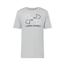 UNDER ARMOUR Tricou funcțional 'FOUNDATION' gri / negru / alb
