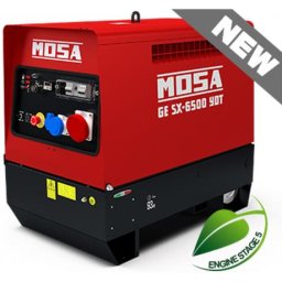 GE SX 6500 YDT Generator de curent trifazat Mosa , putere max 6,5 kVA, diesel, motor Yanmar , alternator tip sincron ,cod CD9P6011