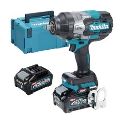 Makita - TW002GM201 XGT - Masina de insurubat cu impact cu 2 acumulatori, Li-Ion, 40 V, 4 Ah, patrat 1/2 inch, 1700 Nm, M12-M36, valiza speciala
