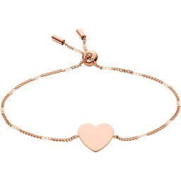 Fossil Brățară bronz cu inimioară JF02965791