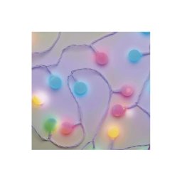 Ghirlandă lumini LED pentru exterior, 40 LED/9 m, IP44, multicolor