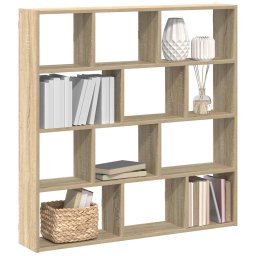Raft cubic perete 12 compartimente stejar sonoma lemn prelucrat GartenMobel Dekor