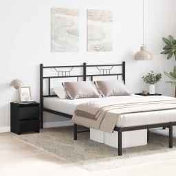 Set 2 noptiere cu sertar, stejar negru, 30 x 30 x 40 cm, pentru dormitor