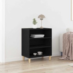 Bufet Stejar negru 57 x 35 x 70 cm Lemn compozit GartenMobel Dekor