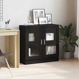 Dulap pentru carti Stejar negru 82.5 x 30.5 x 80 cm GartenMobel Dekor