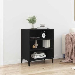 Bufet Stejar negru 57 x 35 x 70 cm Lemn compozit GartenMobel Dekor