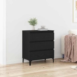 Bufet cu sertar Stejar negru 60 x 35 x 70 cm Lemn compozit GartenMobel Dekor