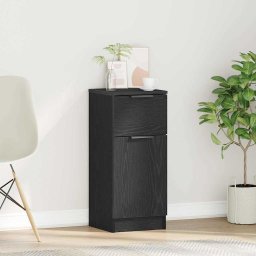 Sifonier Stejar Negru cu sertar Stejar negru 30 x 30 x 70 cm GartenMobel Dekor