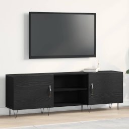 Cabinet TV Stejar negru 150 x 30 x 50 cm Lemn compozit GartenMobel Dekor