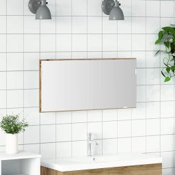 Oglinda pentru baie Pe perete stejar artizanal 80 x 8.5 x 37 cm GartenMobel Dekor