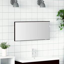Oglinda pentru baie Stejar negru 80 x 8.5 x 37 cm Lemn compozit GartenMobel Dekor