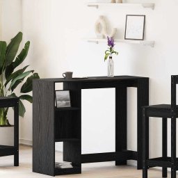 Masa de bar Stejar Negru 124 x 46 x 103.5 cm Lemn compozit GartenMobel Dekor