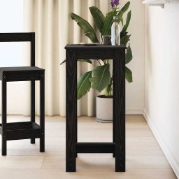 Masa de bar Stejar Negru 51 x 50 x 103.5 cm Lemn compozit GartenMobel Dekor