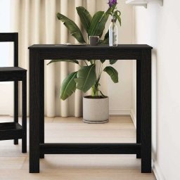 Masa de bar Stejar Negru 102 x 50 x 103.5 cm Lemn compozit GartenMobel Dekor