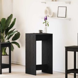 Masa de bar Stejar Negru 51 x 50 x 103.5 cm Lemn compozit GartenMobel Dekor