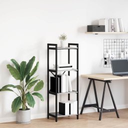 Biblioteca sonoma gri 40 x 30 x 118 cm Lemn compozit GartenMobel Dekor