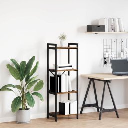 Biblioteca Lemn vechi 40 x 30 x 118 cm Lemn compozit GartenMobel Dekor