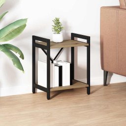 Biblioteca stejar artizanal 40 x 30 x 48.5 cm Lemn compozit GartenMobel Dekor