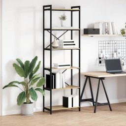 Biblioteca Stejar sonoma 60 x 30 x 188 cm Lemn compozit GartenMobel Dekor